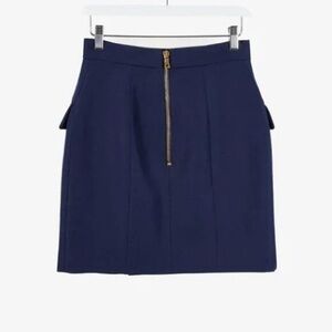 Balmain Studded Button Mini Skirt